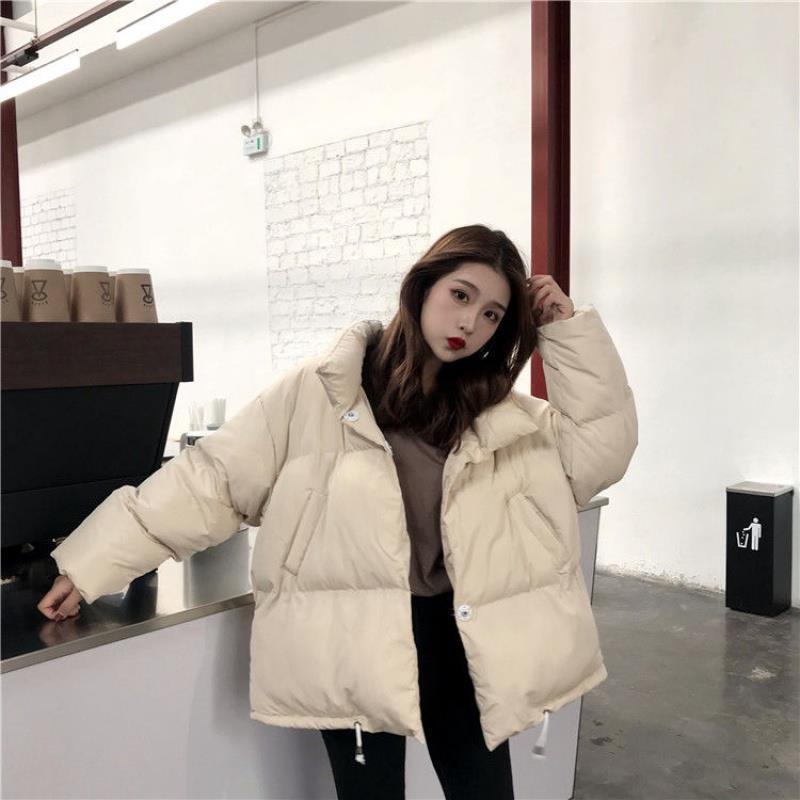 秋冬季面包棉服女学生短款韩版加厚外套宽松百搭BF原宿风棉袄棉衣|undefined