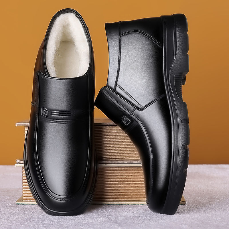 男士棉鞋冬季加绒加厚保暖羊毛高帮休闲皮鞋男雪地靴橡胶现货其他