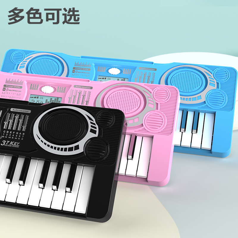 Una pieza envío gratuito transfronterizo niños multifuncional órgano electrónico simulación instrumento musical Entrada de música piano juguete regalo image 4
