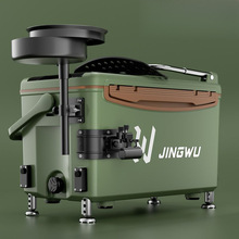 钓箱新款全套超轻便携鱼箱多功能可坐台钓野钓入门级渔具装备