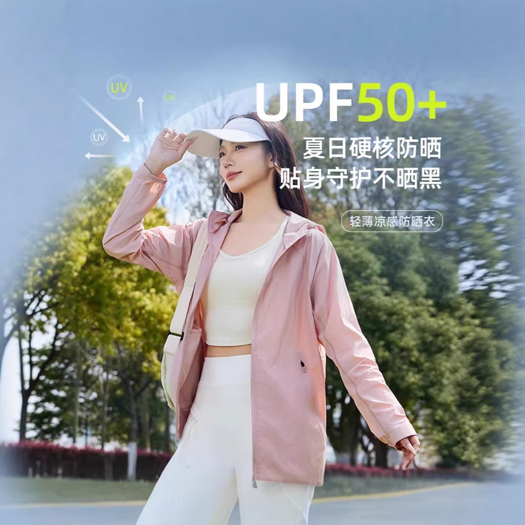 Upf50+ Ice Silk Sun Protection Clothing for Women 2026 Summer New Style Breathable Thin Outdoor Cycling Sun Protection Clothing Outer Jacket