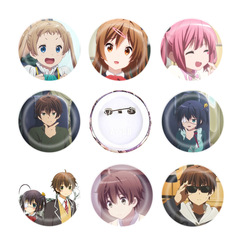Novel "Daitaiju no Hibi ni Koibito ga Shuugaku Shiteiru" - Hotori Ayaka Pin Badge 58MM Tin Pin