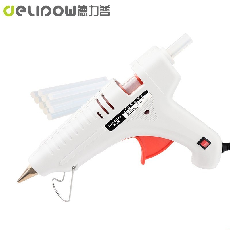 공장 직접 80W 핫멜트 접착제 총 가정용 접착제 핫멜트 접착제 용접 총 수동 DIY 도구 수동 접착제 총