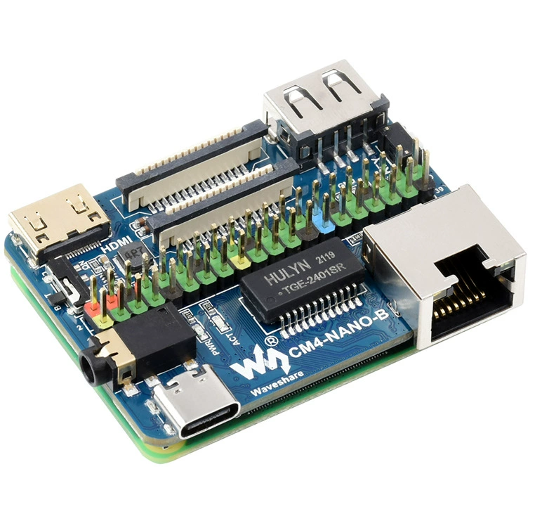 Raspberry Pi CM4-NANO-B супермини плата расширения Type B, размер CM4, встроенные множественные интерфейсы