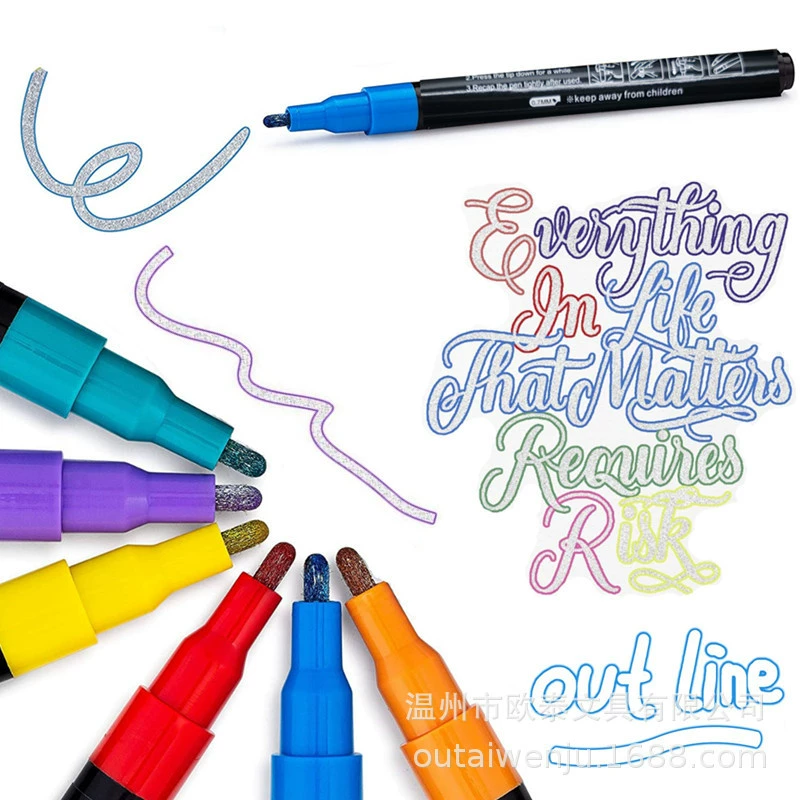 Liner, marker, 12 colors
