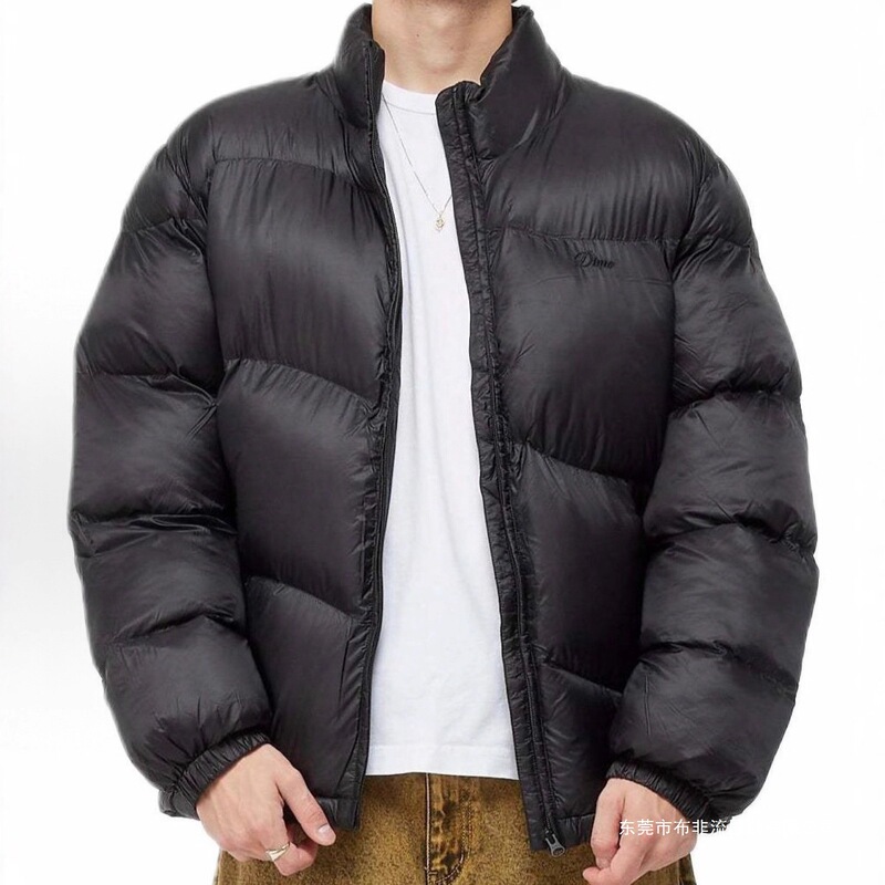 Cross-Border Dime Cotton Jacket Men's Autumn and Winter Loose Thick Warm Cotton Coat Trendy Brand Top Windproof Classic