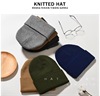 Demi-season fashionable universal knitted hat, keep warm woolen scarf, Amazon