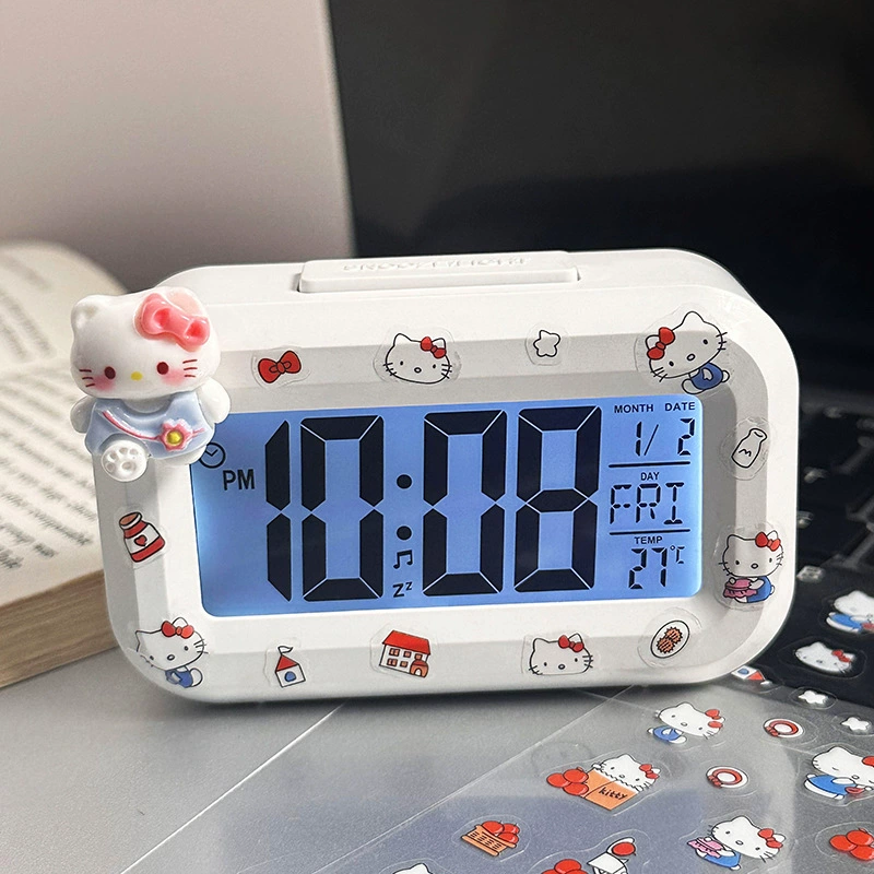 Beaver LED Alarm Clock, Luminous Multifunction Desktop Clock, Timer & Silent Mode