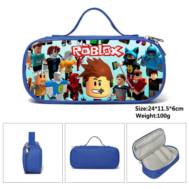 Promotional 3D New Roblox Roblox Pencil Case Stationery Box for Primary and Secondary School Students Cartoon Animation Pencil Case