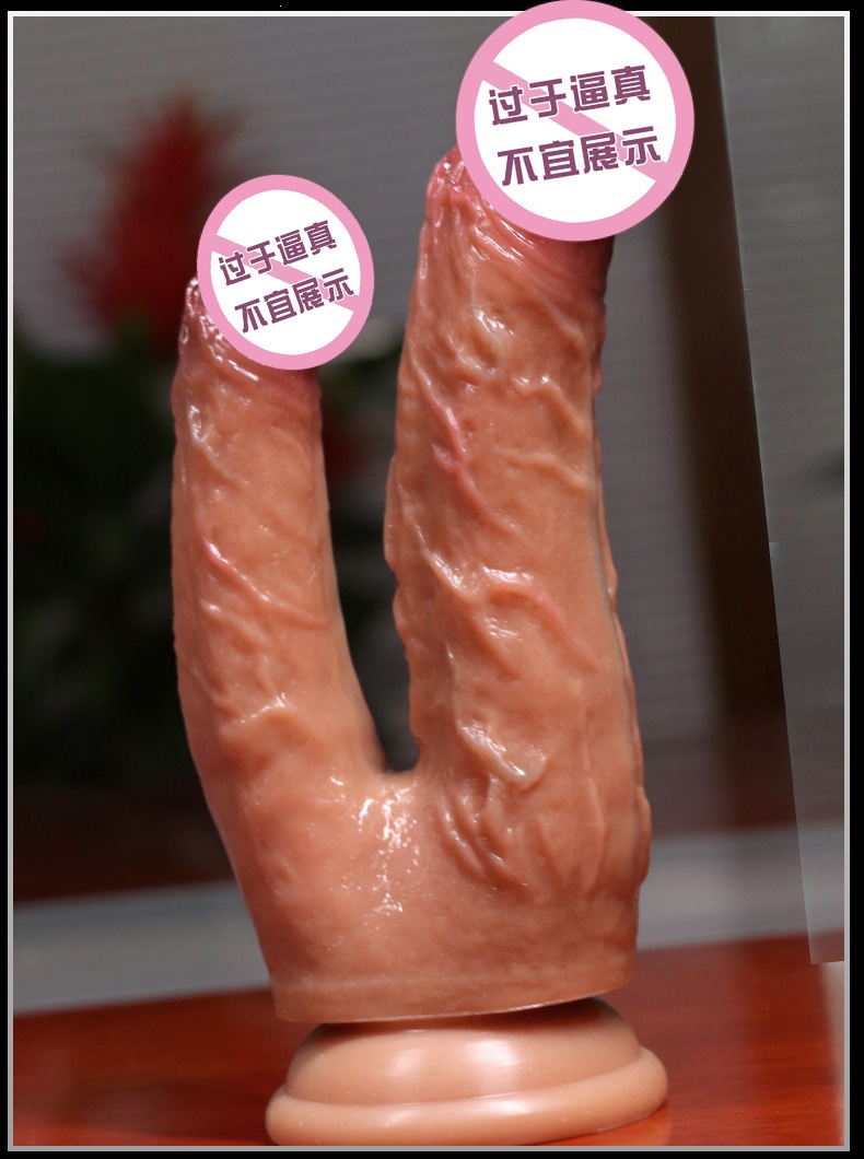 Jiuai Soft Realistic Dildo in Liquid Silicone for Women’s Masturbation, Flesh Tone — detail image 5
