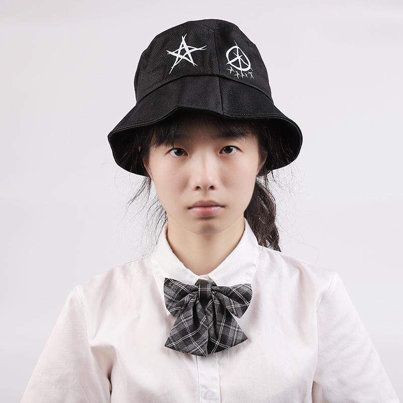 Unisex Casual Hip-hop Letter Wide Eaves Bucket Hat display picture 2