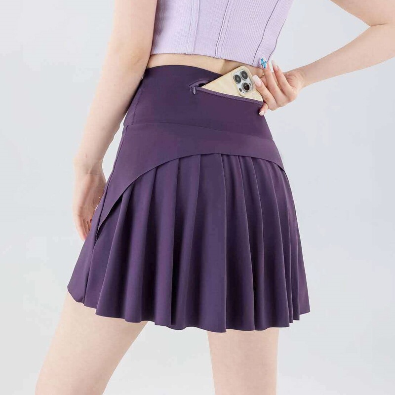 【Upgraded Multi-Pocket】Anti-Exposure Yoga Skirt Pants for Women, Summer Pleated Short Skirt for Badminton, Running, Cycling, Sports, and Fitness 【Upgraded Multi-Pocket】Anti-Exposure Yoga Skirt Pants for Women, Summer Pleated Short Skirt for Badminton, Running, Cycling, Sports, and Fitness