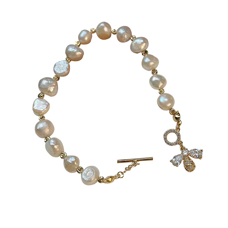 Korean cute brand beaded bracelet from pearl