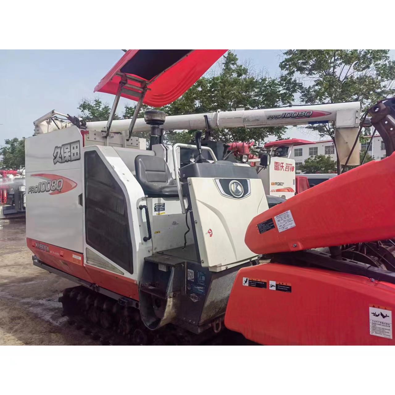 二手久保田1008 水稻玉米小麦大豆履带式联合收割机