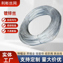 镀锌铁丝8 10 12 14 16 20温室大棚金属丝绑扎建筑工地大小盘绑丝