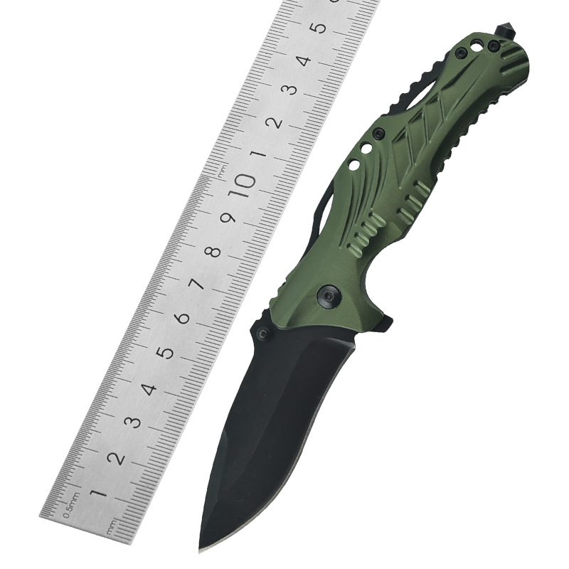 厂家直供折刀不锈钢户外刀多功能防身折叠户外工具野营求生折叠刀