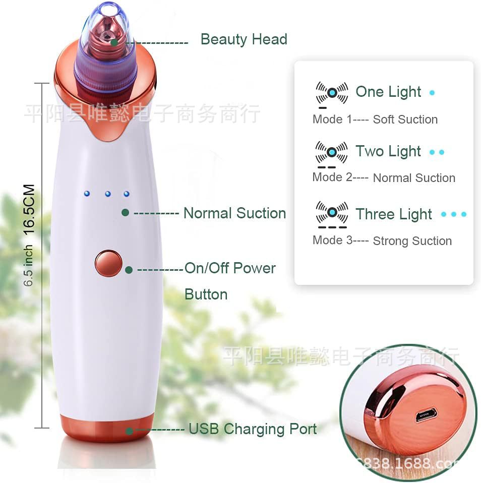 Cross-Border Electric Blackhead Suction Device to Remove Blackheads and Acne, Remove Oil, Household Pore Cleaner, Beauty Instrument, Cross-Border Supply