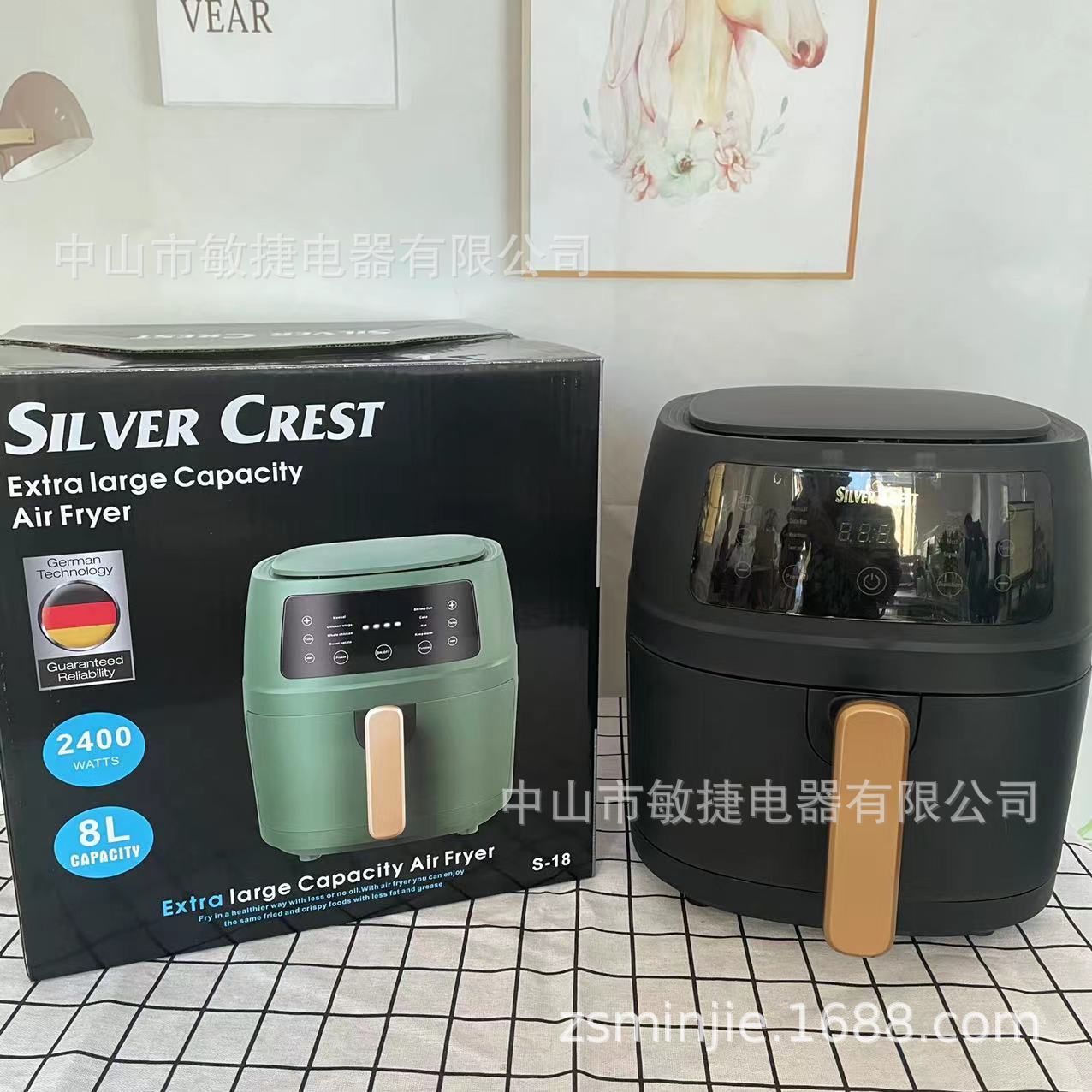 8L large capacity cross-border air fryer...