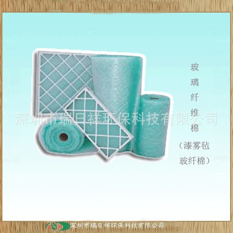 广东玻璃纤维阻漆网地棉漆雾毡过滤棉绿白棉纤维棉玻纤材料过滤网