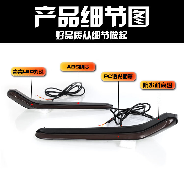 Suitable for 21 Honda Civic daytime running lights hatchback Civic special front fog lights LED driving lights decorative lights