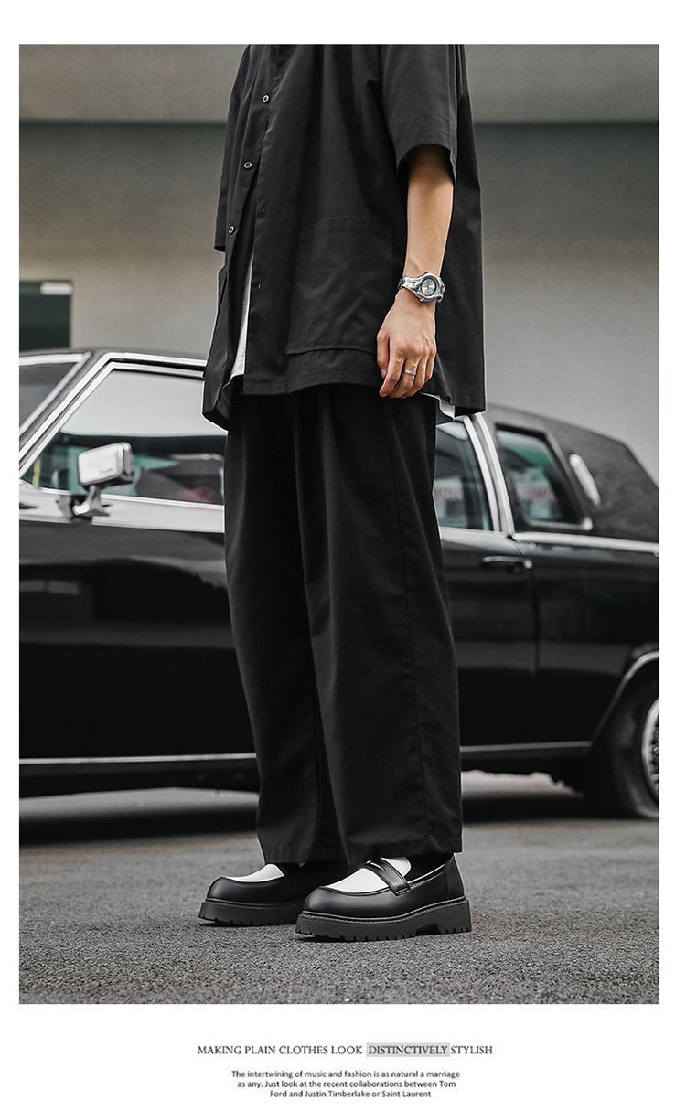 Chaussures Derby tendance pour homme ShoeVault, automne, style britannique décontracté, semelle épaisse et élégante, style rétro, rehaussantes, en cuir._voghion.com