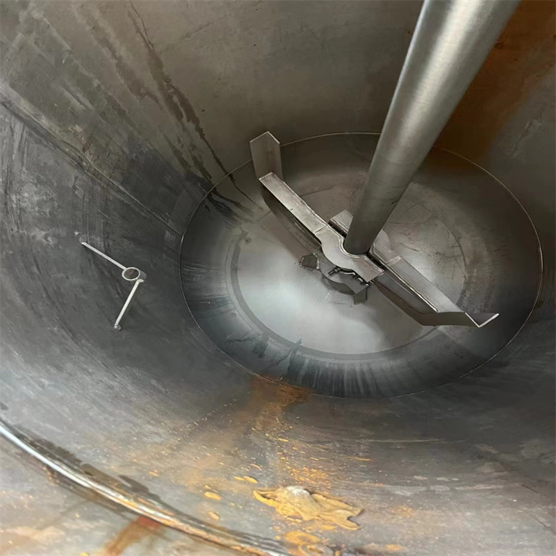 出售二手2000升316不锈钢反应釜 壁厚14mm 回收反应设备