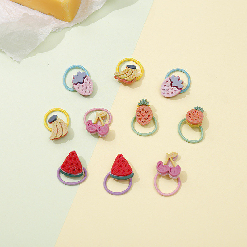 Lazos de cabello elásticos para niñas, coloridos y suaves, alta elasticidad, accesorios infantiles al por mayor