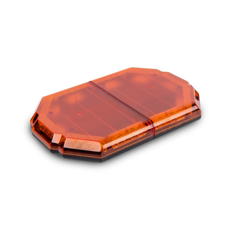 Ultra-thin diamond-shaped strobe light LED long-row warning light for construction vehicles, car roof light, emergency rescue vehicle alert light