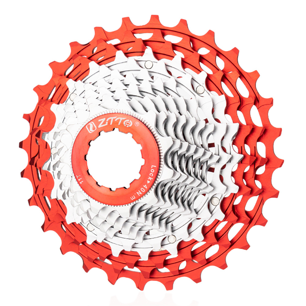 Volante de bicicleta de carretera ZTTO 12 velocidades 28-36 volante de tarjeta hueca de color todo en uno CNC ultraligero