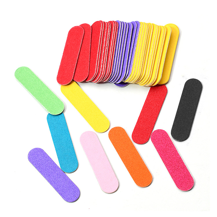 Spot direct selling mini wood nail file wearing nail matching hotel disposable nail nail nail tools 6CM