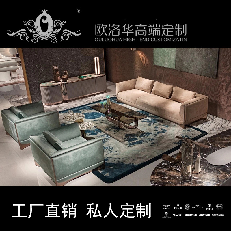 Washable technology fabric sofa for living room, complete set, suitable for small and large households, removable, Nordic minimalist modern fabric sofa, luxury.