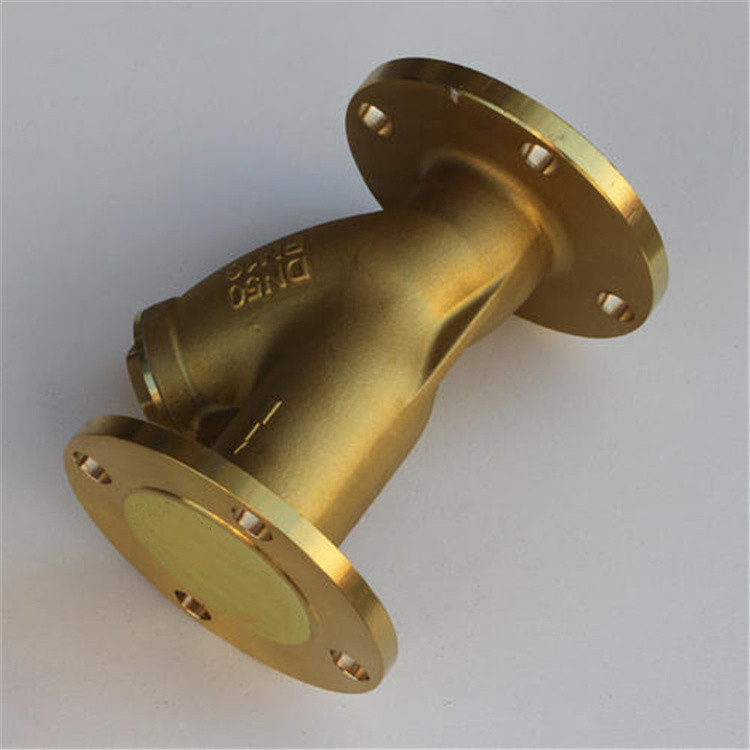 Y41W-16T全铜法兰过滤器GL41W-16T法兰过滤阀上海高桥东风阀门厂