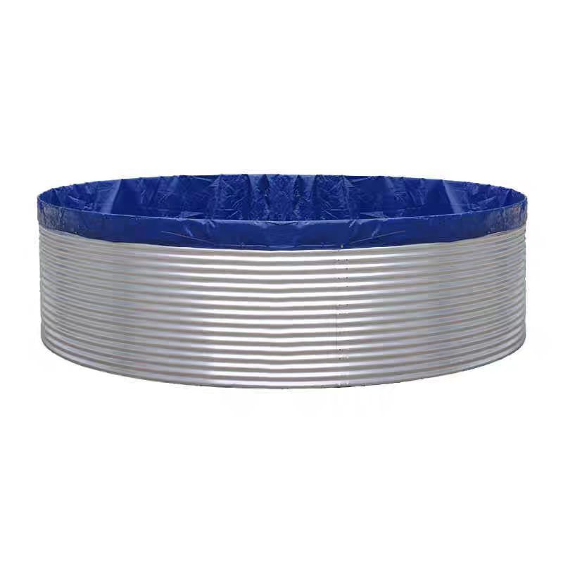 果园帆布镀锌板加厚防水布刀农业养鱼池圆形全套蓄水池大容量刮布