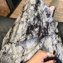 棉绸睡裤女夏季新款加大码家居裤可外穿人造棉防蚊裤薄款碎花长裤