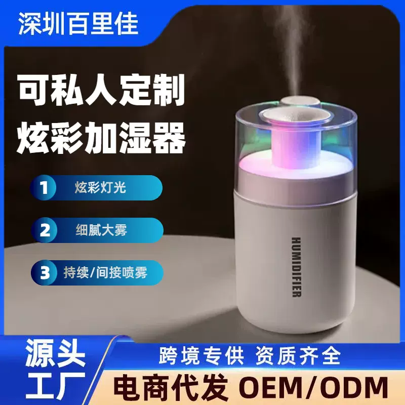 跨境空气迷你加湿器静音小型卧室家用车载usb多功能雾化喷雾机