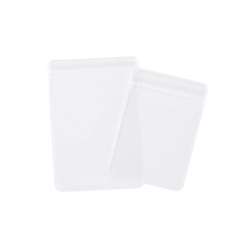 Pvc自封袋ジュエリー包装透明密封袋ジュエリー収納文遊び手串封口ファスナー袋