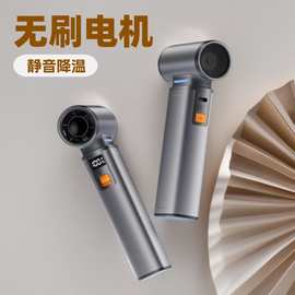 跨境新款暴力涡轮风扇F1高速暴力风扇手持风扇户外便携式除尘风扇