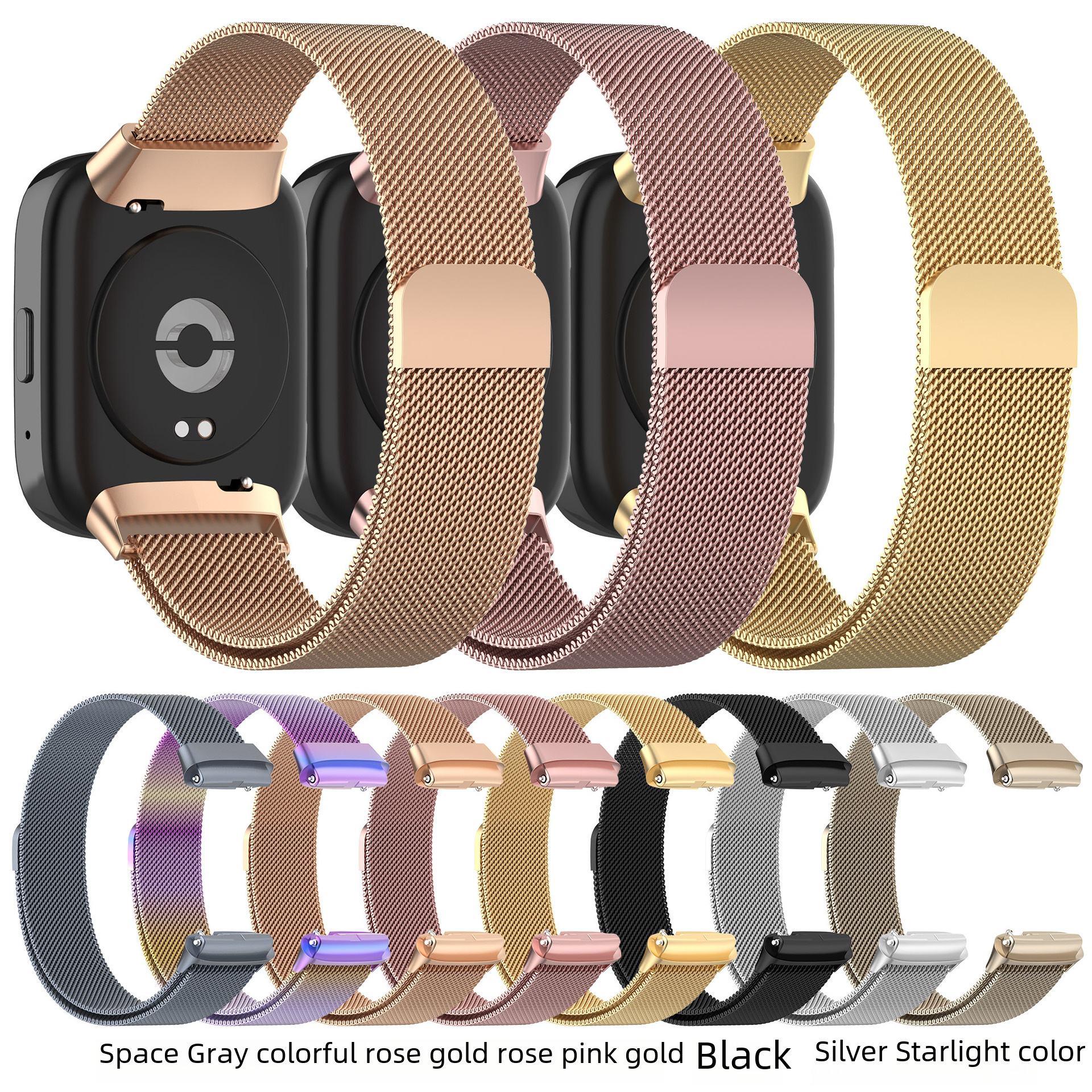 玄音適用Redmi watch3 active/lite3米蘭錶帶紅米3青春版迴環腕帶