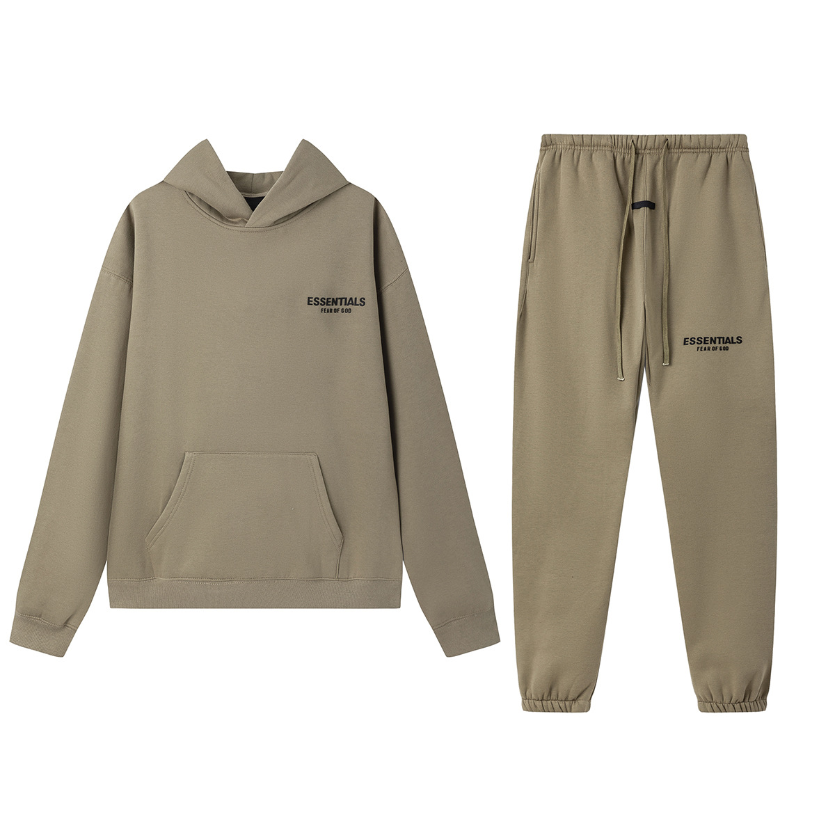 FOG multifilamento ESENTIALS marca de maras impresión offset suelta pareja encapuchada chaqueta hombre 2025 nuevo