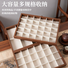 首饰盒  收纳盒  首饰托盘手镯手串手链饰品收纳盒大容量珠宝展示