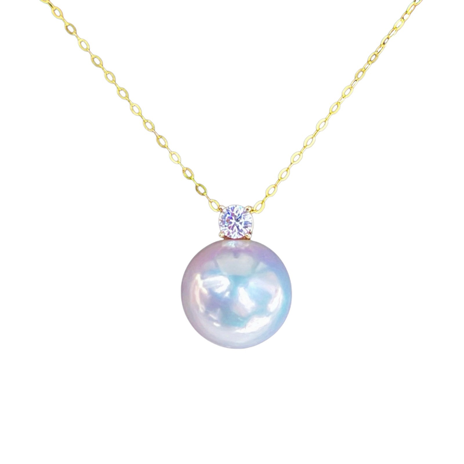 ��������9-15mm��ˮ��Բjiǿ��18K���ʯ������׹�ٴ�����������