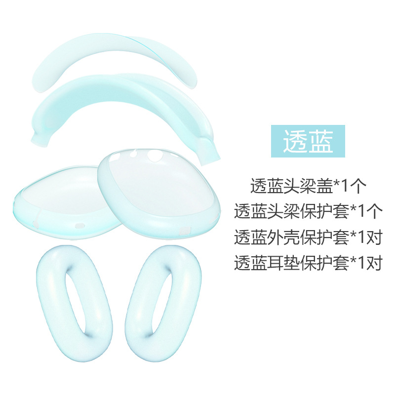Funda para auriculares Apple AirPods Max, funda protectora de alta transparencia para AirPods Max, funda para diadema, funda para auriculares. image 20