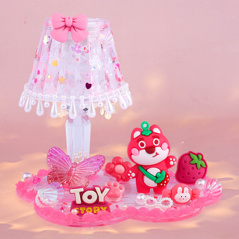 女の子 DIY 手作りクリーム接着剤材料パッケージギフトボックスセットクリエイティブ手作りショップ教育屋台おもちゃ卸売|undefined