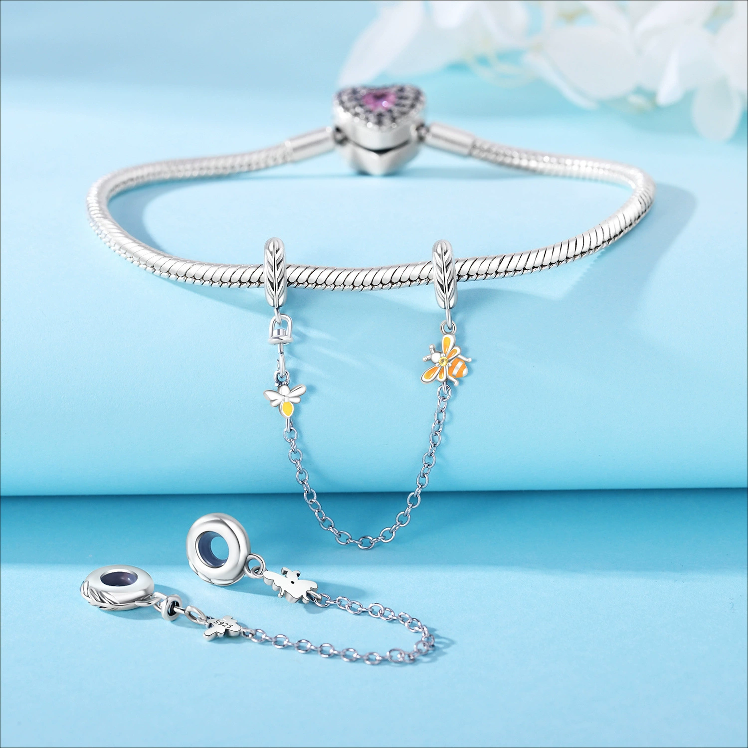 S925, genuine accessory, accessories, handle, bracelet, pendant, silver 925 sample, DIY, Amazon