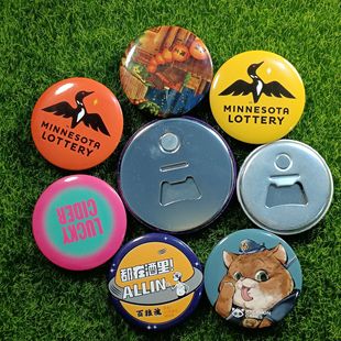 Customized Magnetic Tinplate Bottle Opener with Pictures, Advertising Refrigerator Magnet Bottle Opener, Beer Bottle Opener, Bottle Opener