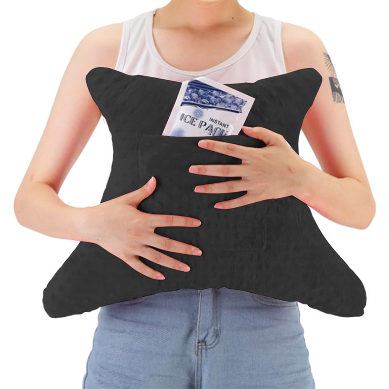 Amazon Chest Surgery Recovery Pillow with Pocket Lumbar Cushion Sleep Support Pad Breast Surgery Postoperative Supplies