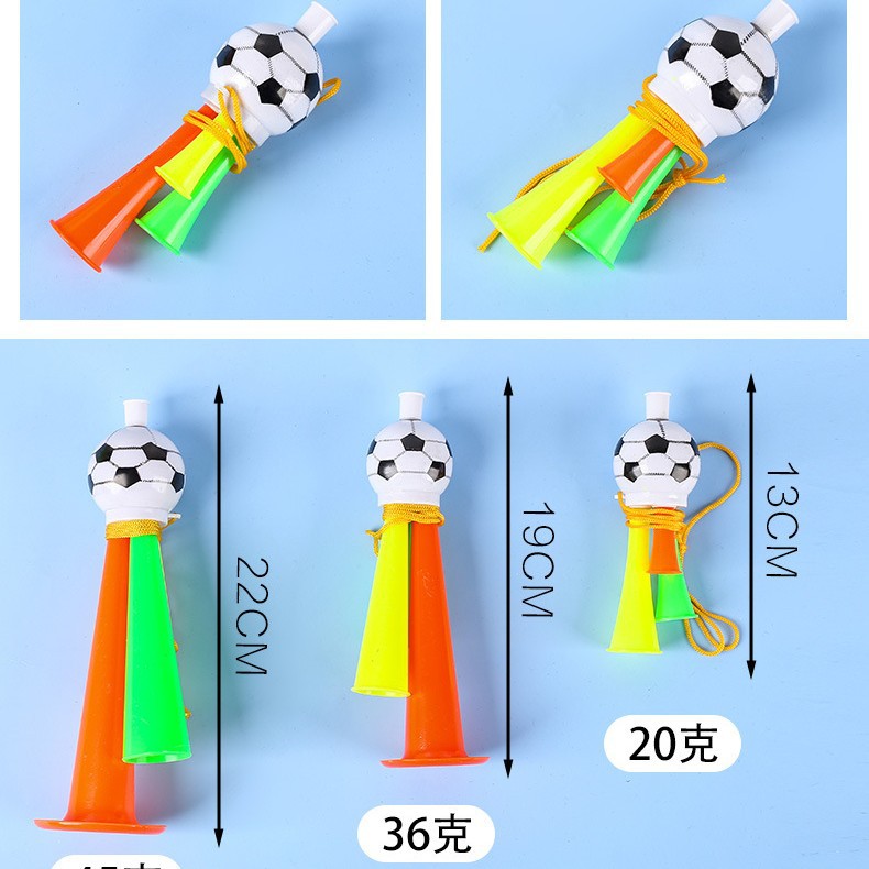 Juego de bocina de fútbol productos de animación animadores niños atmósfera props tiendas juguetes al por mayor tradicional nostalgia