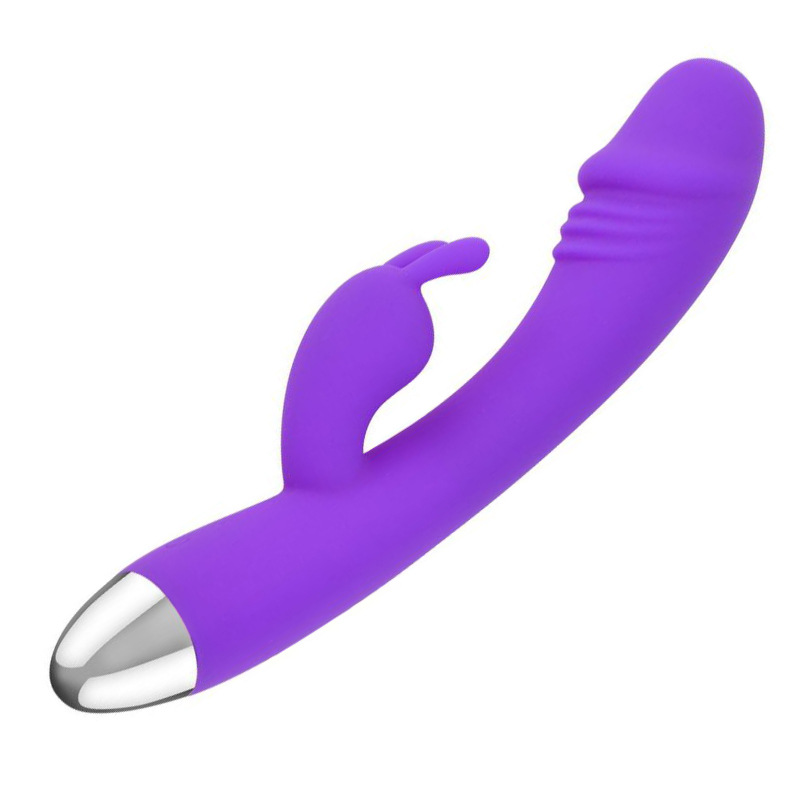 20-Frequency Heating Rabbit Vibrator for Women, Dual Stimulation, USB Rechargeable — detail image 5
