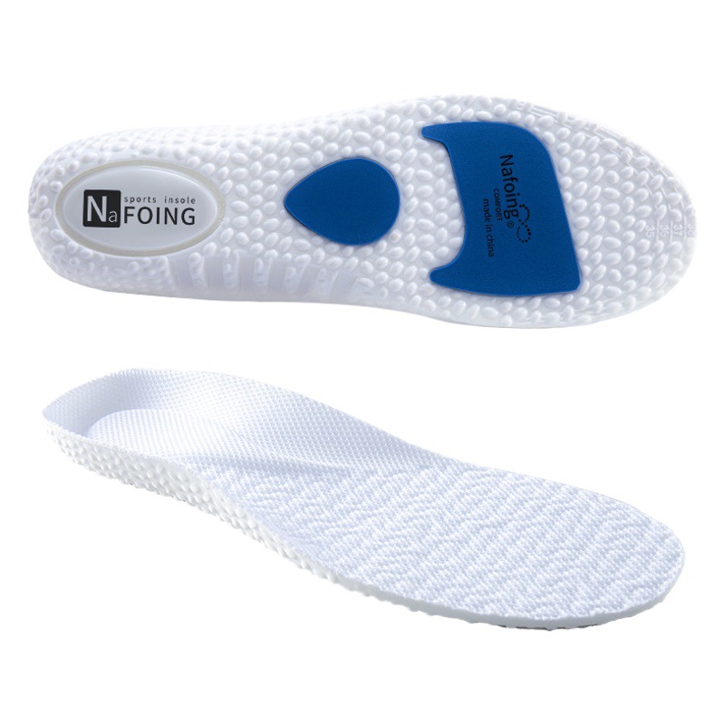 Plantilla deportiva Nafoing, cojín de aire, absorbente de golpes, para hombres y mujeres, verano, absorbente del sudor, transpirable, baloncesto, plantilla de suela blanda de alta elasticidad