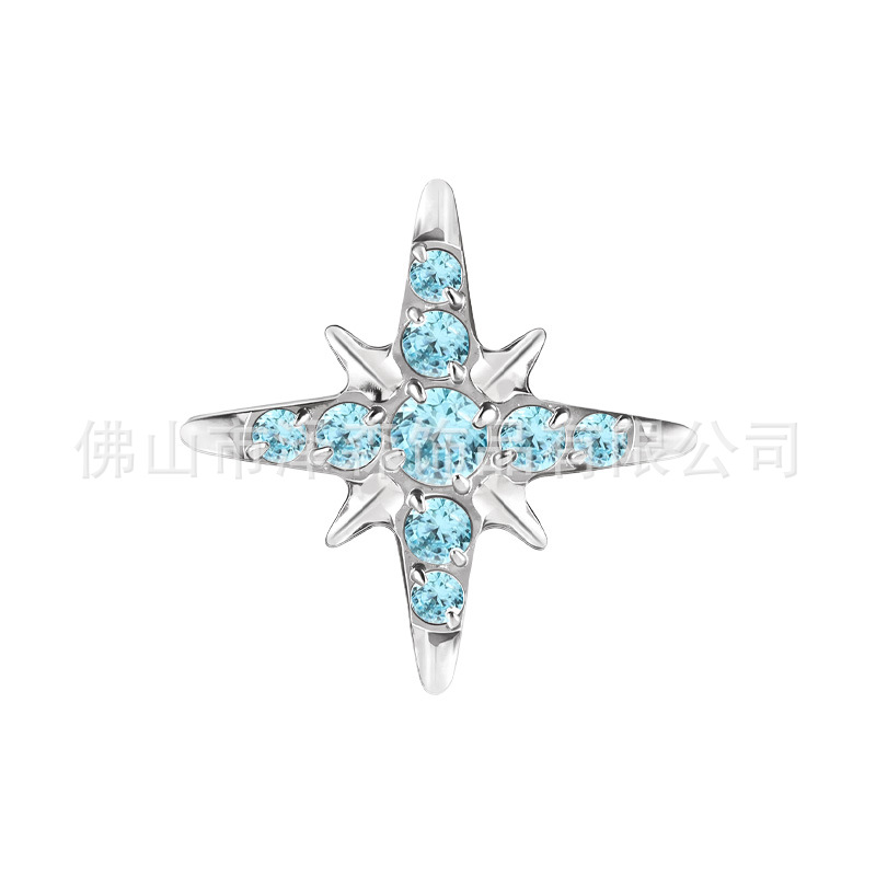 Labret piercing jewelry detail image